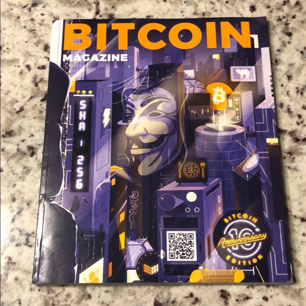 RARE! Bitcoin Magazine 2019 10th Anniversary